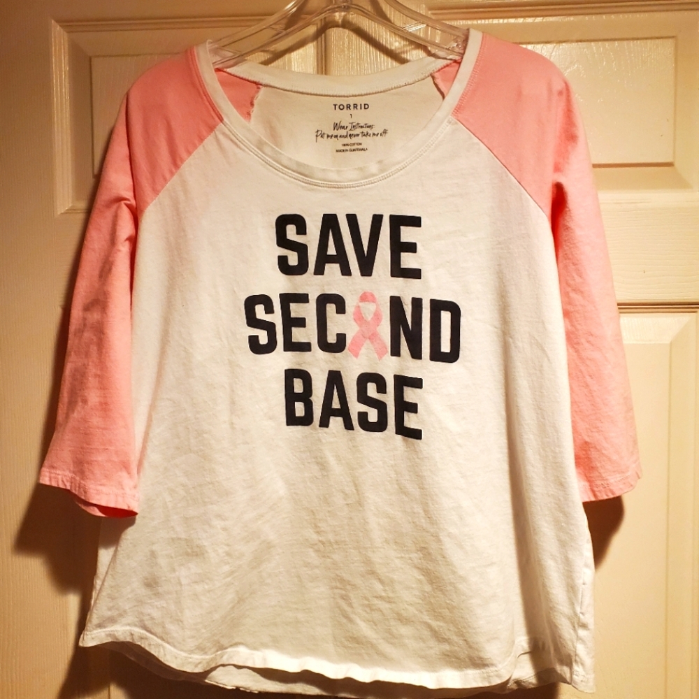 Torrid raglan tee